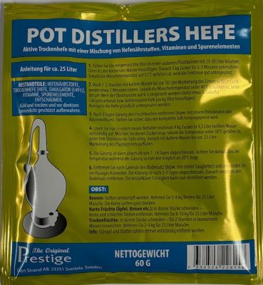 Nr. 22615 Prestige Turbo Obstschnapshefe