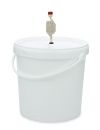 30288.1 Bucket 10 litres with lid and airlock