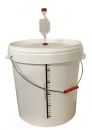 30285.1 Bucket 30 litres with lid and airlock